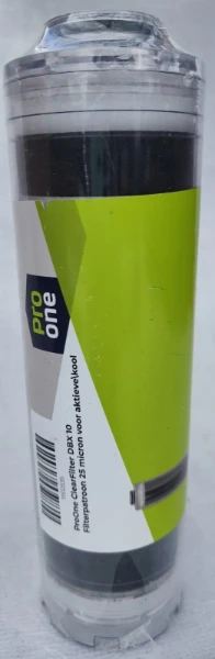 ProOne Clearfilter HBX 10 filterpatroon 25 micron voor aktieve kool voor Honeywell/Braukman