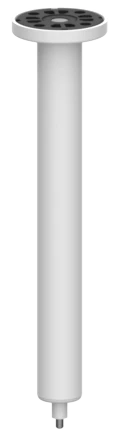 Normbau Nylon Care Plafondsteun, L = 200 - 2000 mm, Wit 019
