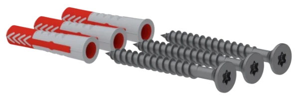 NORMBAU Montageset MS 4.9 F 3, kleurloos 000