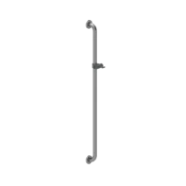 Normbau Inox Care Barre avec support de douchette 2053160, a = 1100 mm, Inox 009