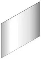 Sleurs Ann miroir 400 x 700 x 15 mm - avec fixation