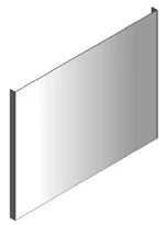 Sleurs Paul miroir avec cadre 900 x 700 x 35 mm - noir - avec sensor