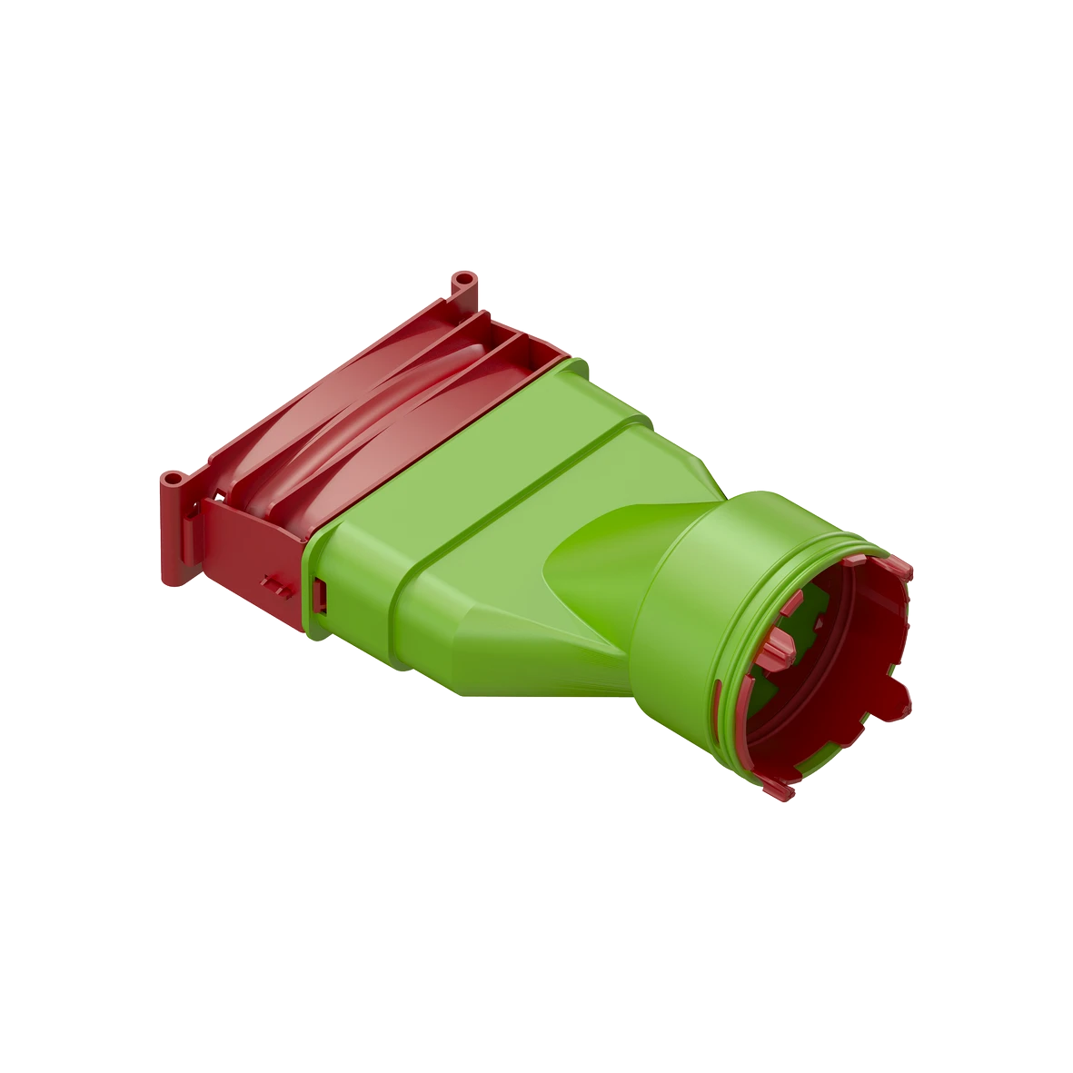 Ubbink Air Excellent système joint-clic AE48C-AE45SC adaptateur - ovale 50/140mm à dia 90mm
