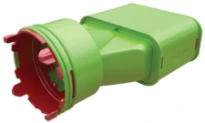 Ubbink Air Excellent système joint-clic AE55SC-AE48C adaptateur - ovale 60/130mm à dia 90mm