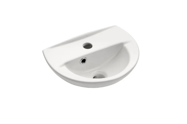 Procasa Normus 2.0 lave-mains 360 x 260 x 145 mm - blanc - avec trou de robinet - avec trop-plein