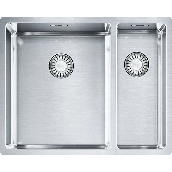 Franke Box vlakbouw - SlimTop - en onderbouwspoelbak 560 x 450 mm - glad