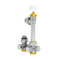 Jaga Ventil raccordement vers le sol - Vanne en H Jaga équerre - G 3/4 E - Kv standard