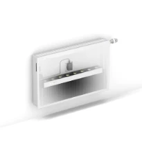 Jaga EcoReviva Hybrid ACO 400 x 550 x T11 - Ral 9016 blanc signalisation (133) - Grille de sortie BT1