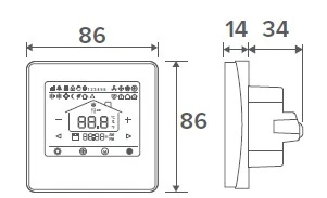 Jaga U_thermostat JAGA JRT-100 - BUILT-IN