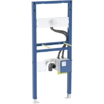Geberit Duofix elément pour lavabo, 130 cm, robinet mural électronique avec boîtier à encastrer pour commande: 50x130x7.5cm,