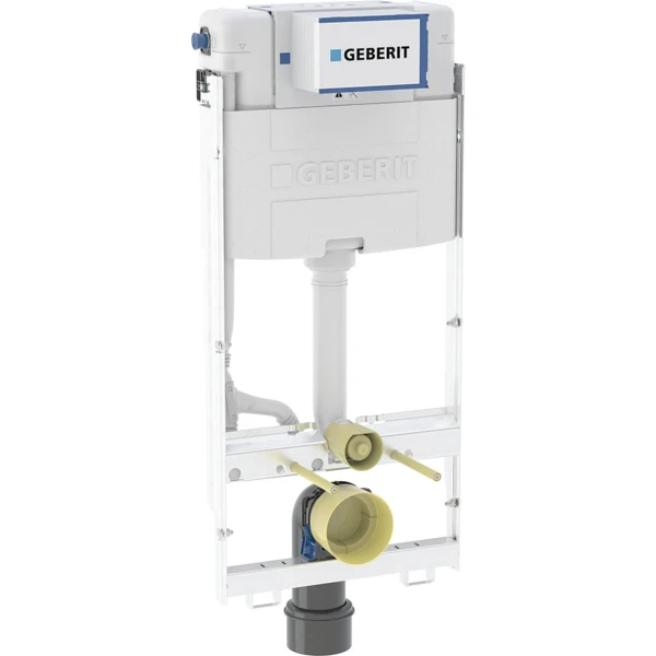 Geberit GIS Elément pour WC suspendu, 114 cm, avec réservoir de chasse à encastrer Omega 12 cm