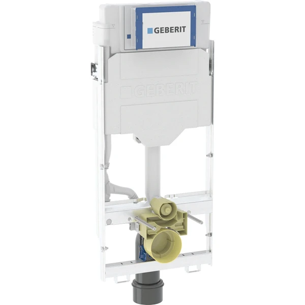 Geberit GIS Elément pour WC suspendu, 114 cm, avec réservoir de chasse à encastrer Sigma 12 cm et boîtier Power & Connect