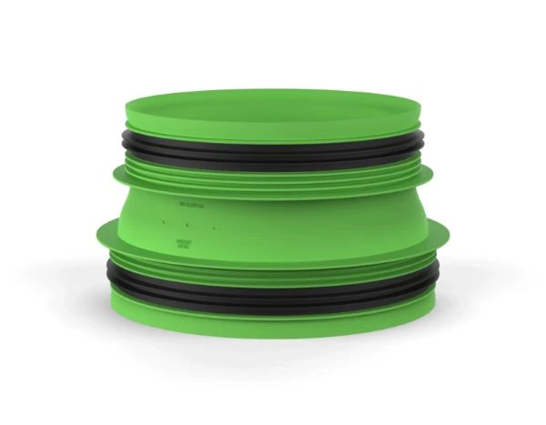Duco D-Acces aansluitstuk met rubber MM 200 x 180 mm