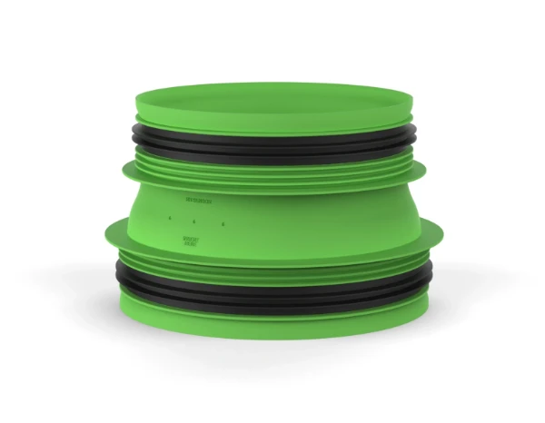 Duco D-Acces aansluitstuk met rubber MM 180 x 160 mm