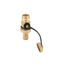 Caleffi 538 robinet de remplissage et de drainage pour chaudière 1/2 M - laiton