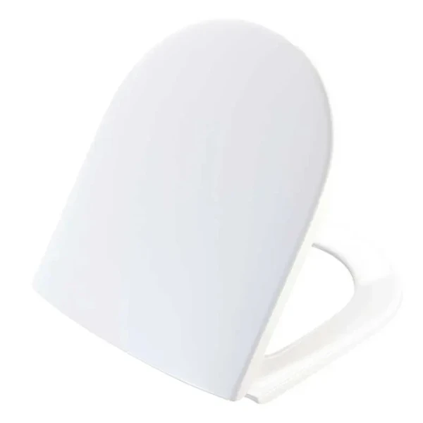 172011-BQ6999 Pressalit Objecta D toiletzitting - wit antibacterieel - scharnier BQ6 inox kantelbevestiging
