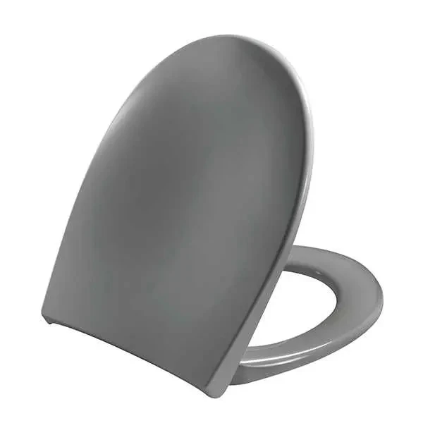 758112-D05999 Pressalit Scandinavia Plus toiletzitting - Antraciet grijs - softclose - quick release - scharnier D05 inox