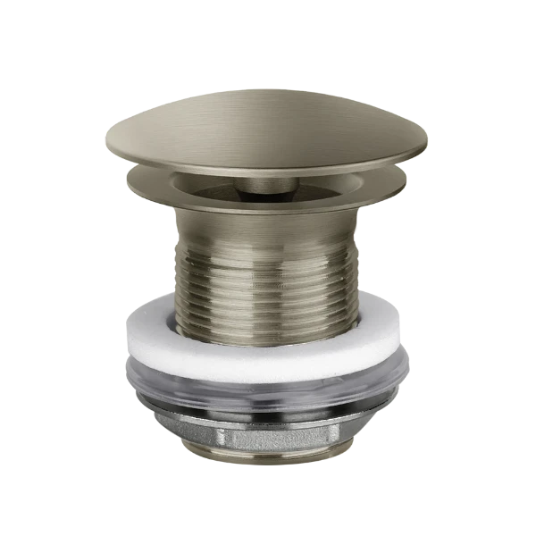 Gessi Technical Accessories Afvoerplug met vrije waste Wastafel zonder overloop Finox Brushed Nickel