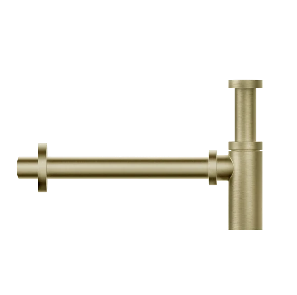 01377#727 Gessi Technical Accessories Sifon van 1 1/4" Brushed Brass PVD