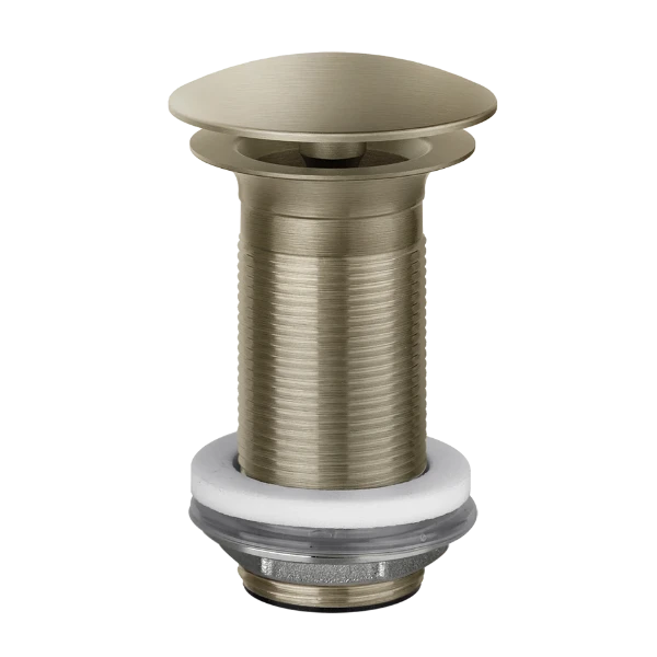 Gessi Technical Accessories Afvoerplug met vrije waste Wastafel zonder overloop Finox Brushed Nickel