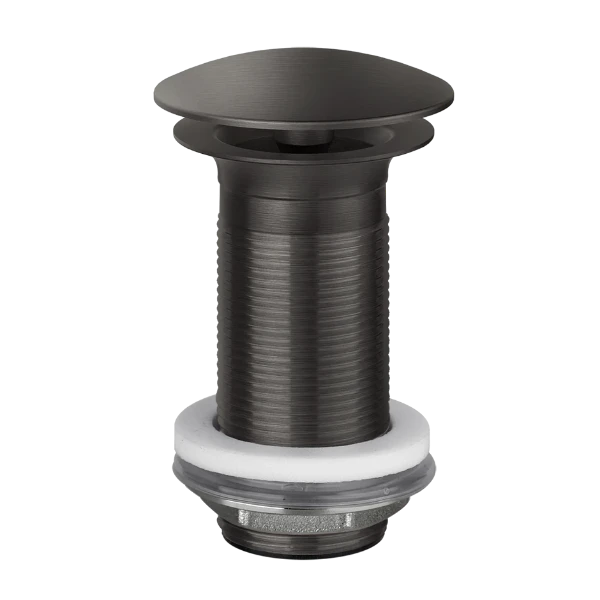 Gessi Technical Accessories Afvoerplug met vrije waste Wastafel zonder overloop Geb. Zwart Metaal PVD