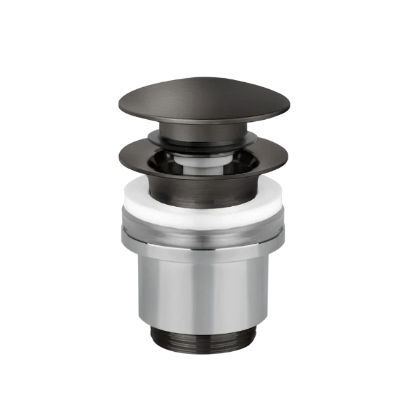 Gessi Technical Accessories Afvoerplug "Stop&Go" Wastafel met overloop Geb. Zwart Metaal PVD