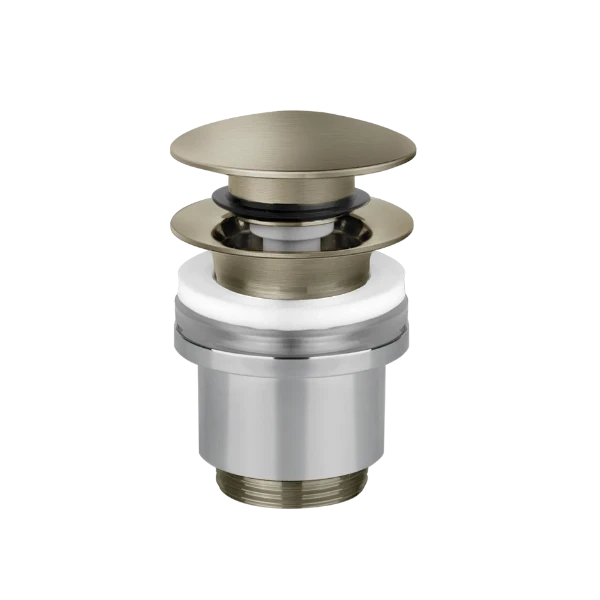 Gessi Technical Accessories Afvoerplug "Stop&Go" Wastafel met overloop Finox Brushed Nickel