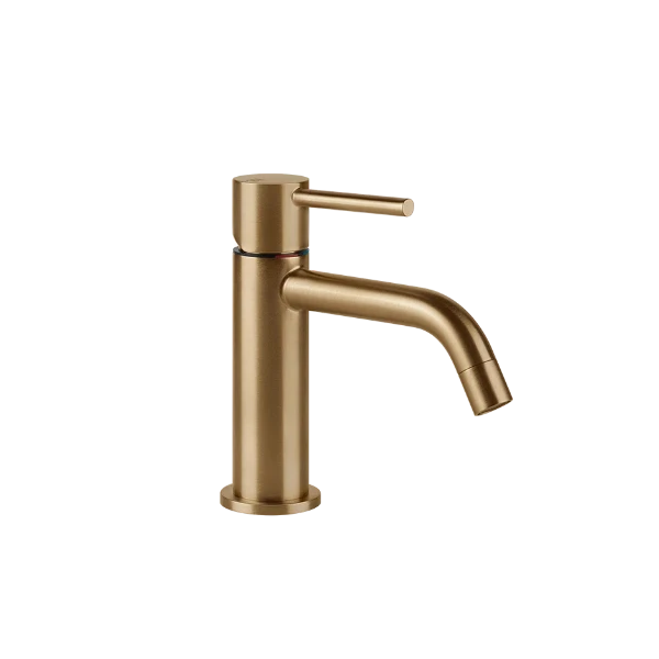 Gessi Via Tortona Mengkraan Wastafel zonder waste met buigzame aansluitslangen Warm Bronze Br. PVD