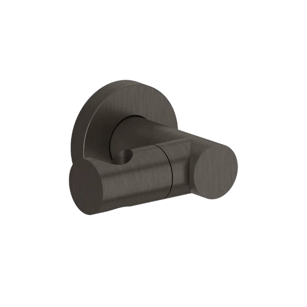 Gessi Emporio Shower Oriënteerbare duplex houder voor handdouche Geb. Zwart Metaal PVD