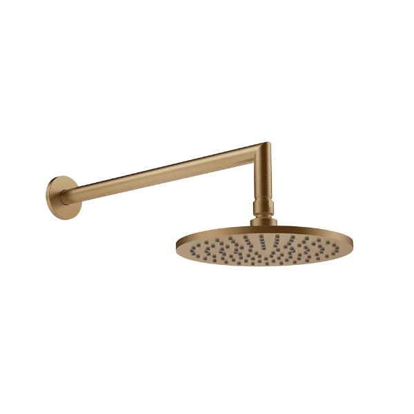 Gessi Emporio Shower Antikalk-hoofddouchekop Wanddouche oriënteerbaar Warm Bronze Br. PVD