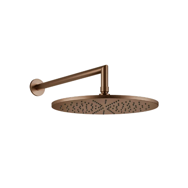 47372#708 Gessi Emporio Shower Antikalk-hoofddouchekop Wanddouche oriënteerbaar Geb. Koper PVD