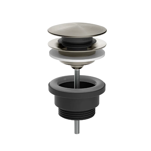 Gessi Venti20 Total Look crépine "Stop&Go" - Steel Brushed