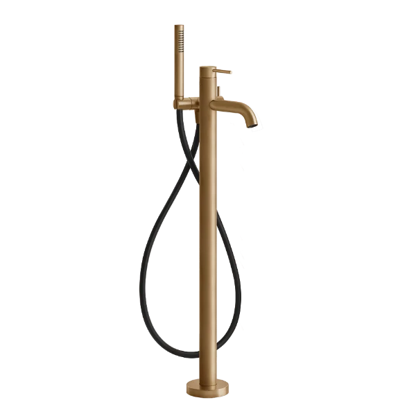 Gessi Bath316 Extern deel vrijstaande badkraan Warm Bronze Br. PVD