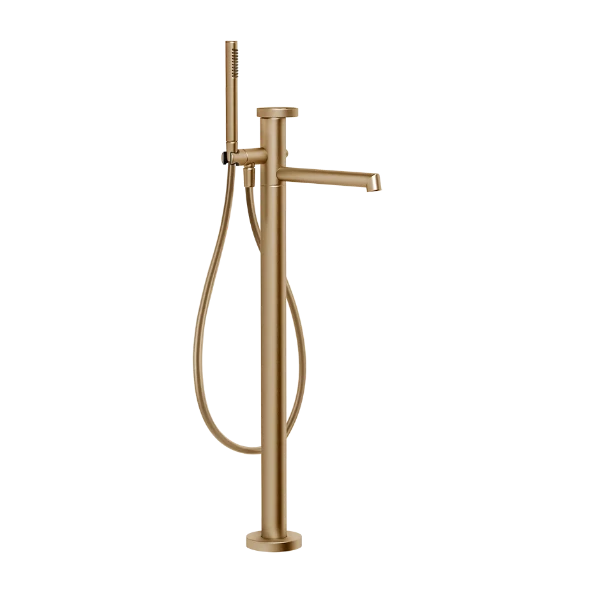 PF63328#726 Gessi Anello Extern deel Vloer-Mengkraan Bad Warm Bronze Br. PVD