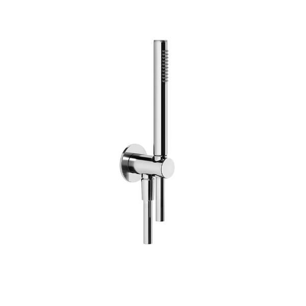 Gessi Shower Sets Doucheset met wateraansluitpunt, antikalk-handdouche en buigzame slang 1,50 m Chroom