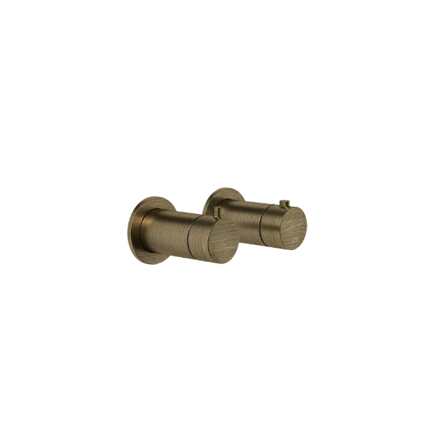 PF63333#713 Gessi Ingranaggio Extern deel bad-/douche thermostaat 2-weg Antiek Messig
