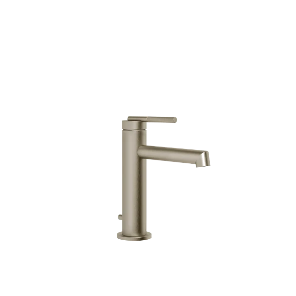 PF63501#149 GESSI Ingranaggio Mengkraan Wastafel met waste met buigzame aansluitslangen Finox Brushed Nickel