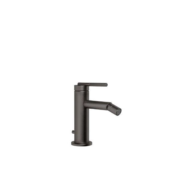 GESSI Ingranaggio Mengkraan Bidet met buigzame aansluitslangen Geb. Zwart Metaal PVD