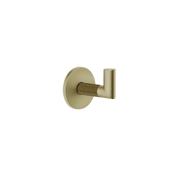 GESSI Ingranaggio Accessories Wand-kledinghaak Brushed Brass PVD