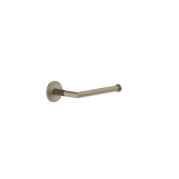 PF63855#149 GESSI Ingranaggio Accessories Horizontale of verticale wand-toiletrolhouder Finox Brushed Nickel