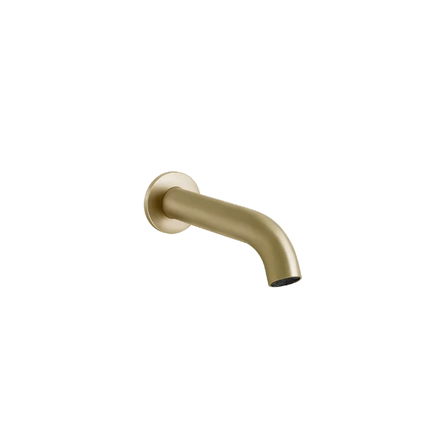 Gessi Bath316 Wanduitloop Bad Brushed Brass PVD