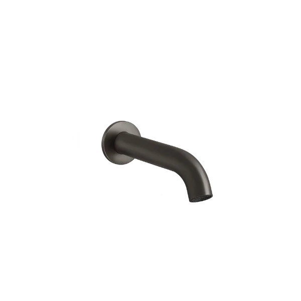Gessi Bath316 Wanduitloop Bad Geb. Zwart Metaal PVD
