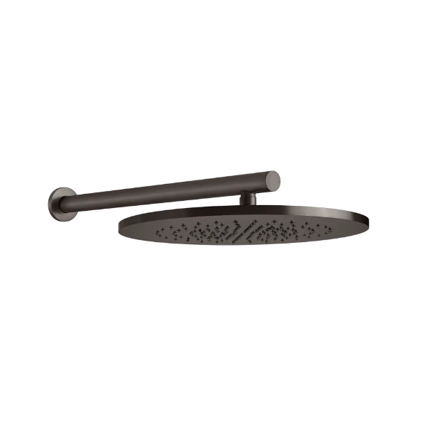 PF54148#707 Gessi Shower316 Oriënteerbare wand-hoofddouchekop Geb. Zwart Metaal PVD