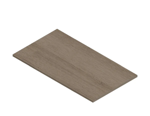 Procasa Kivu wastafelblad Melamine 900 x 500 x 18 mm - smoked oak