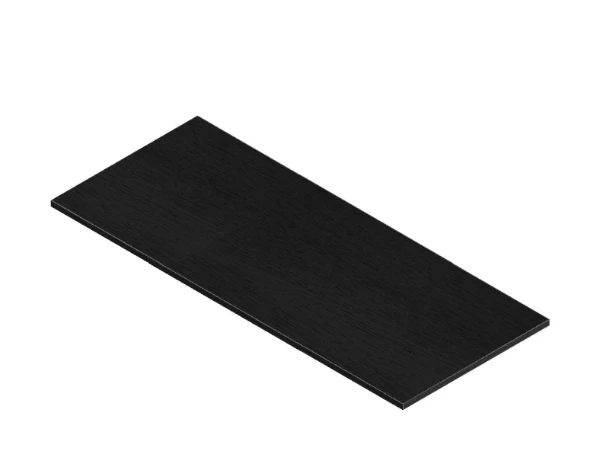Procasa Kivu wastafelblad laminaat 1200 x 500 x 18 mm - raven oak