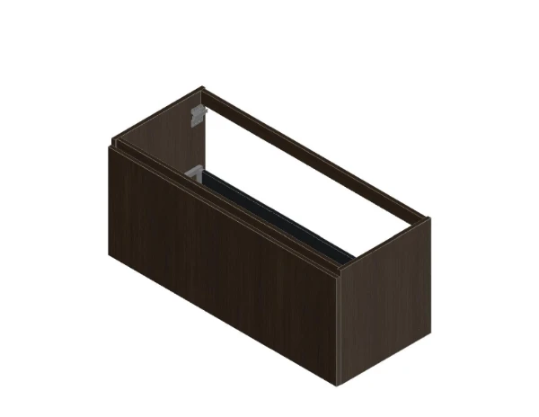 Procasa Kivu sous-meuble avec 1 tiroir sans poignées 1200 x 475 x 520 mm - lungo