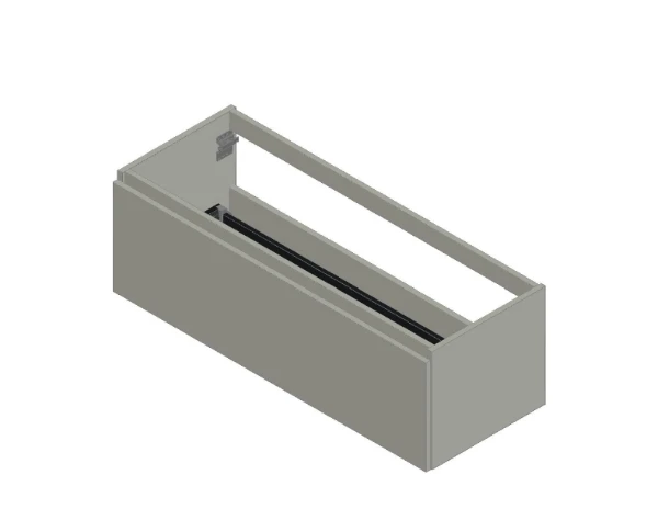 KL2926 Procasa Klaire 39 - wastafelonderkast met 1 lade 1200 x 435 x 390 mm - wit