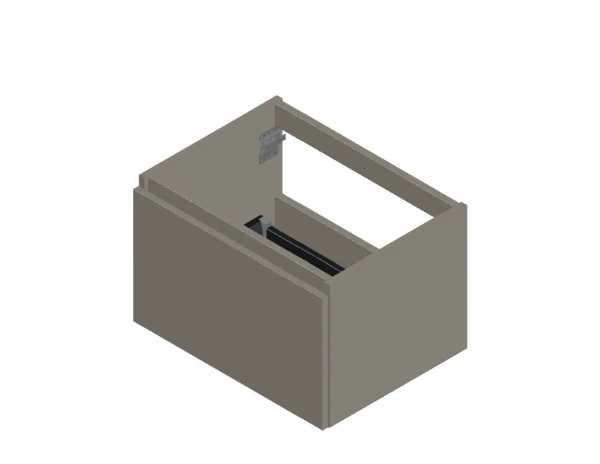 KL3000 Procasa Klaire 39 - wastafelonderkast met 1 lade 600 x 435 x 390 mm - soft