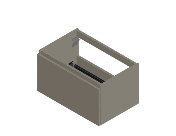 KL3001 Procasa Klaire 39 - wastafelonderkast met 1 lade 700 x 435 x 390 mm - soft