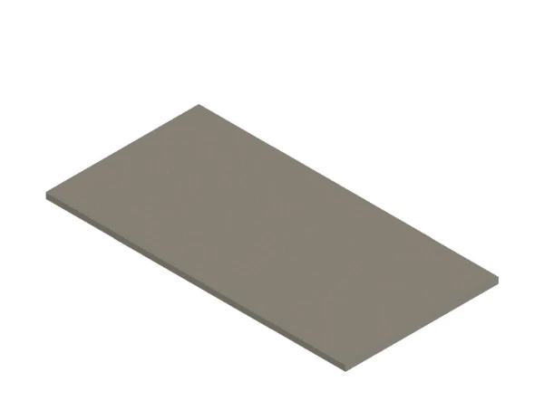 Procasa Klaire top - HPL wastafelblad 900 x 460 x 18 mm - zonder uitsparing - soft